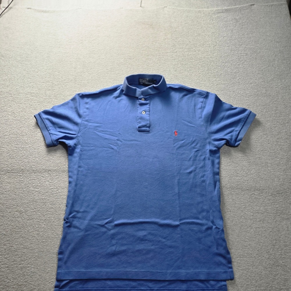 Polo Ralph Lauren Shirt Mens Small Blue Red Pony Preppy Old Money College Golf